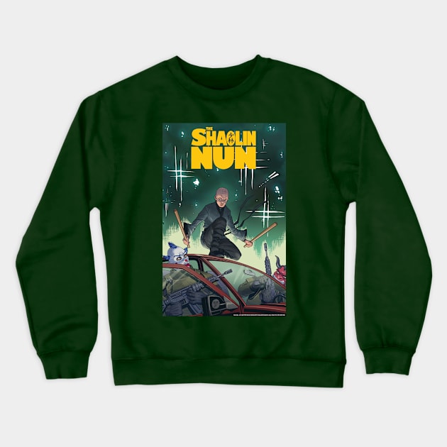 Issue 3 Cover Crewneck Sweatshirt by Shaolin Nun